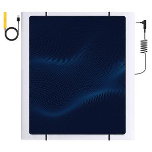 Grounding Mat for Bed, Grounding Pad for Sleeping, Help Improve Sleep, with grounding Test Pen and grounding Cord (Black, King Max(72.3 * 54inch))