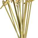 GUSTO Bamboo Knot Picks - 4.75 Inch Cocktail Picks, Appetizer Skewers, & Toothpicks for Appetizers, Fruits, Sandwiches - (Formerly Comfy Package) (300)
