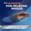 Dr. Scholls Advanced Pain Relief Insoles for Men Women, Heavy Duty Orthotics Inserts for Work Shoes & Boots, Plantar Fasciitis & Arch Support, Flat Feet, Shock-Absorbing, Supports up to 340 lbs