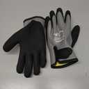 100% Waterproof Gloves for Men and Women, Winter Work Gloves for Cold Weather, Touchscreen, Thermal Insulated Freezer Gloves, With Grip, Grey, Medium (Pack of 1)