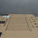 Extra Wide Baby Gate with Door Pressure Mounted 57.48-62.20 Inch,Child Baby Gates for Doorways No Drilling,Walk Through Dog Gate Indoor for The House Kitchen Stairs,White