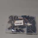 36 Blades Replacement Parts for GL-Fusion 5 Style Razors (Black), Wet Razors Men's Blades Value Packs