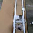 PetSafe Sliding Glass Pet Door - No-Cut DIY Install Doggy Door for Renters - Aluminum Frame - Adjustable Height 91 7/16" to 96" - Ideal for Medium Dogs Up to 40 lb - White