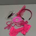 80s Outfit for Women, Fancy Dress Costume Accessories Lace Headband Earrings Fishnet Gloves Necklace Bracelet for Women 80s Themed Party