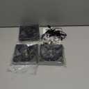 Asiahorse Dawn 120mm Case Fan, ARGB PWM 1850RPM/71CFM Airflow, Forward & Reverse Blade Design, Low Noise, Precision HDB Bearings High Performance RGB PC Fan Modular Connection (Black)