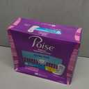 Poise Ultra Thin Incontinence Pads & Postpartum Pads for Bladder Leaks, 4 Drop Moderate Absorbency, Long Length, 48 Count, Packaging May Vary