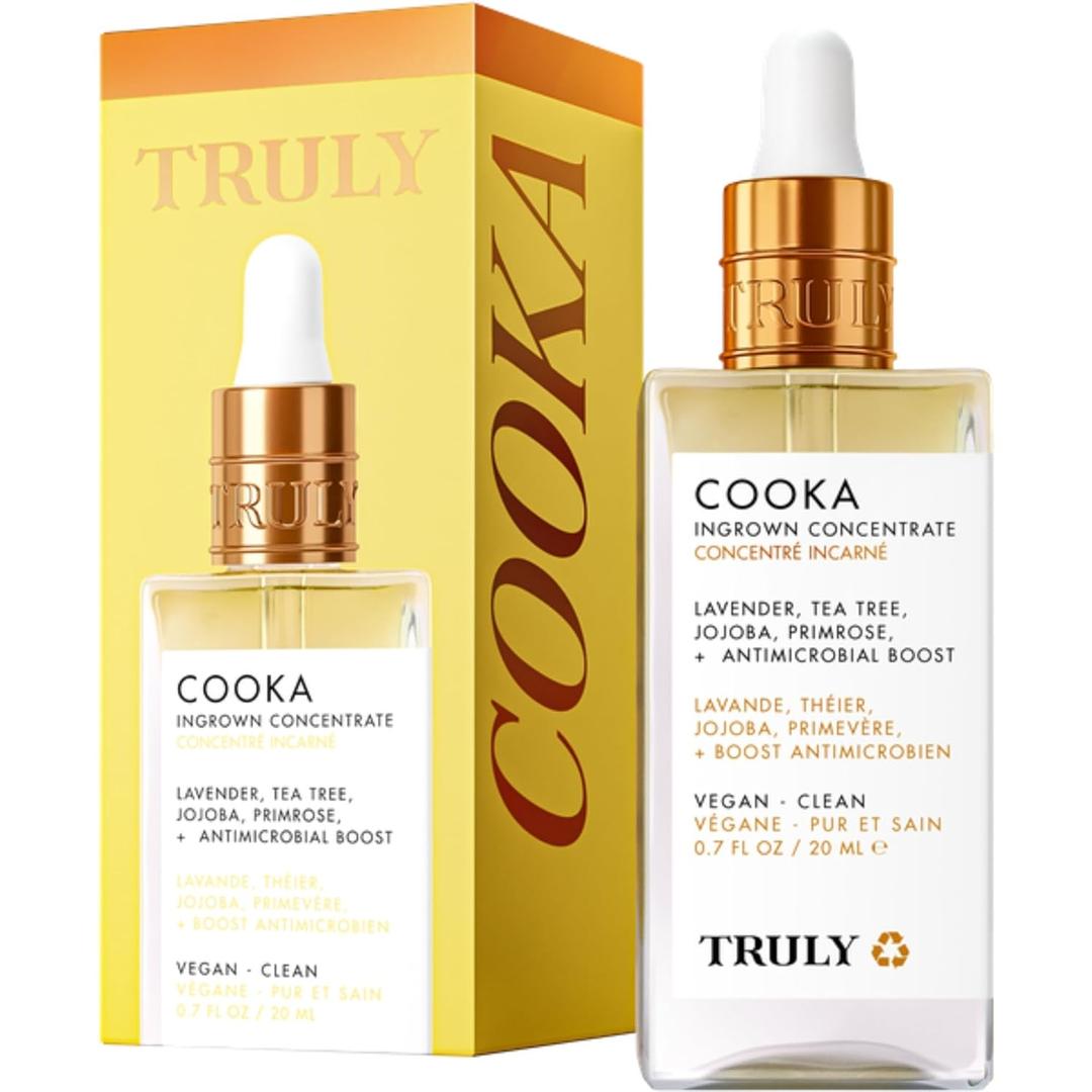 Truly Cooka Collection | Soothing & Hydrating Treatment for Sensitive Areas | Prevents Irritation and Ingrown Hair in Bikini Line & Intimate Areas