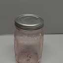 WELLIFE Pink Mason Jars 32 oz,6 Pack Wide Mouth Mason Jars for Safe Storage,Fermenting,Pickling,DIY,Crafts Decoration