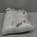 USlixury Ear Piercing Pillow with Foam Plug - Ear Pillow with Off Center and 4.7"X3.2" Hole, Soft CertiPUR-US Memory Foam, Cooling Piercing Pilow for Side Sleepers, Traveling, 16"X11"X4''