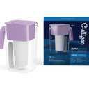 Culligan with ZeroWater Technology 10-Cup Water Filter Pitcher Includes 5-Stage Advanced Water Filter, IAPMO Certified to Reduce Lead, Total PFAS, Mercury, Fluoride, and Chlorine - Lilac