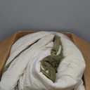 Oversized King Comforter 132x120, 3 Pieces Luxurious Velvet Extra Large King Quilt Striped Bedspread Coverlet Bedding Set with 2 Pillow Shams 20x36 Ultra Soft Duvet Insert for All Season, Oliver Green