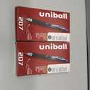 2 x uni-ball 207 Retractable Gel Pens Medium Point, 0.7mm, Blue, 12 Pack