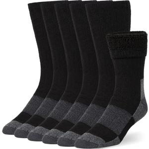 Buttons & Pleats Wool Socks for Men & Women Merino Thermal Warm Cozy Winter Boot Sock (Medium-Large, E55-black (3 Pairs)) Buttons & Pleats Wool Socks for Men & Women Merino Thermal Warm Cozy Winter Boot Sock (Medium-Large, E55-black (3 Pairs))
