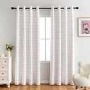 MYSKY HOME Pink Blackout Curtains for Girls Bedroom 84 Inch Long 100% Light Blocking Girls Nursery Curtains for Living Room 2 Panels Privacy Protect Grommet Window Drapes 52W x 84L