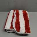 WILLBOND Red White Striped Christmas Bathroom Rugs Peppermint Swirl Bath Rug 32 x 20 Inch Non Slip Flocking Candy Xmas Bathroom Decor Soft Washable Shower Floor Mat for Tub Bedroom Holiday Home Decor (Classic)