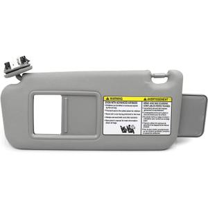 Left Driver Side Sun Visor Gray with Sunroof Compatible with Toyota RAV4 2006 2007 2008 2009 2010 2011 2012 2013 Sunvisor Replaces # 74320-42501-B2