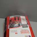 Christmas Ornament Storage Container, Box Stores Up to 128-3 inch ornaments, Adjustable Dividers, Large Organizer Bin to Protect and Store Holiday Dcor - Red