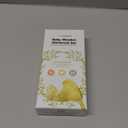 Baby Hair Brush Set for Newborns - Soft Goat Bristle Wooden Baby Brush and Comb Set Newborn Grooming Kit for Cradle Cap, Durable & Gentle, Boy, Girl Infant Essentials Care Kit (Oval, Dark Walnut)