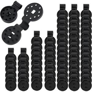 Garden Shade Clips Shade Cloth Heavy Duty Clip Sun Shade Retaining Clip for Plastic Netting Cover Lock Patio Fabric Net Tarp Clamp(100pcs)