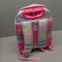 J World Sunrise Kids Rolling Backpack with Wheels for Girls Boys, Roller Bookbag for School, 18 x 13 x 9 Inches, Aurora