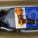 Giraffe Tools Retractable Garden Hose Reel 1/2 Inch x 130 ft, Super Heavy Duty, Any Length Lock, Slow Return System, Wall Mounted and 180 Deg Swivel Bracket