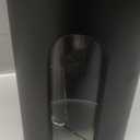 Patelai 6 Pack Kitchen Canisters Set 20 oz Airtight Stainless Steel Canister Food Storage Container with Window Glass, Coffee Sugar Candy Jars Tea Organizer for Flour Cookies Spice Kitchen (Black)