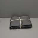 LBRO2M Cooling Bed Sheet 100% Viscose Derived from Bamboo Sheet Set 4 Piece Queen Size,Fit Up to 16" Deep Mattress, 1800 TC Sheet Super Soft Silky Smooth,Breathable Cool Bedding (Queen Dark Gray)