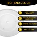 16.5" Microwave Glass Turntable Plate, 16.5" / 42cm Microwave Tray Replacement Glass Plate, Glass Tray Replacement for LG, GE, Magic Chef, Hotpoint, Panasonic, Kenmore