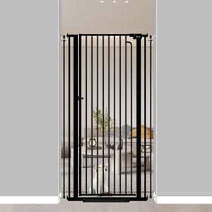57" Extra Tall Cat Gate for Doorways, 29.1'' - 33.9'' Wide High Pressure Mounted Dog Gate, Tall Pet Gates for Doorways No Drilling, Auto Close Safety Baby Gates for Dogs Cats