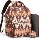 Montana West Wrangler Diaper Bag Backpack Aztec Callie Bag Travel Backpack Purses Western Multi-Function Baby Bags for Mom