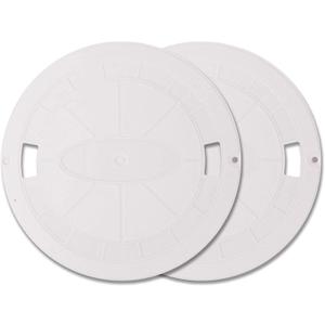 AR-PRO (2 Pack) Exact Replacement Hayward SPX1070C Skimmer Cover - Heavy-Duty Pool Skimmer Lid Direct Replacement for Hayward SP1070, SP1071, and SP10712S Automatic Skimmer Models (9-7/8, Bottom8-5/16 (2PCS))