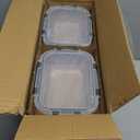 [8-Pack,30 oz]Glass Meal Prep Containers,Glass Food Storage Containers,Airtight lunch Containers with Lids, Microwave, Oven, Freezer and Dishwasher (Gray)