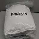 Bedsure King Size Comforter Set, White Soft Prewashed Bedding for All Seasons, 3 Pieces GentleSoft Warm Down Alternative Bed Set, 1 Lightweight Comforter (104"x90") and 2 Pillowcases (20"x36")