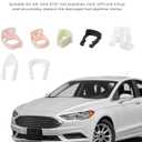 Car Fuel Line Clips,3/8" & 5/16" Durable Automotive Fuel Hose Retainer Clips Replacement,Car Accessories,7 Size Nylon Fuel Line Retaining Clips,Suitable for 3/8" or 5/16" Fuel Lines (160PCS)