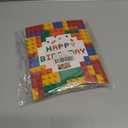 64Pcs Building Blocks Themed Birthday Party Decorations, Includes Colorful Blocks Balloons, Banners, Cake/Cupcake Toppers, Hanging Decor, Birthday Party Pack Supplies