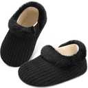 Centipede Demon Toddler Slippers for Boys Girls Slip on Kids Baby Toddlers House Shoes Lightweight Barefoot Furry Sock Shoes Indoor Outdoor Warm Walking Shoe, 20-21, Blaxk