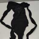 Kaei&Shi Sexy Hollow Rave Outfits, Fishnet Bodysuit Fits 0-18, Sheer Lace Glow Party Tops, Festival Mesh Plus Size For Women (Black)