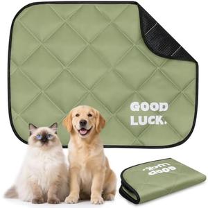 Washable Dog Training Pads - Reusable Puppy Pads 60x45 cm, Moisture & Waterproof Pet Mat, Fast Drying, Scratch Resistant for Dogs & Cats (Army Green, 1 Pack)