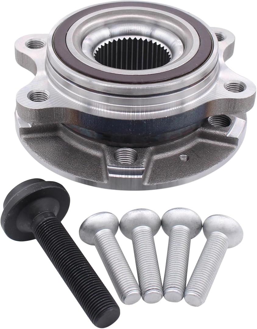 NewYall Front Left or Right Wheel Bearing and Hub Assembly with Bolts for Audi A4 A5 A6 A7 A8 S5 allroad Q5 RS5 S6 S7 S8