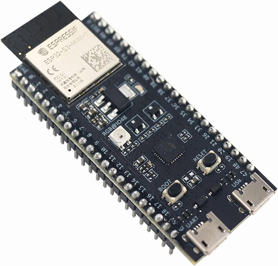 ESP32-S3-DevKitM-1-N8, ESP32-S3-MINI-1/1U Development Board ESP32-S3FN8 Chip Module with 8 MB Flash for Arduino