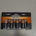 Duracell Coppertop C Batteries, 8 Count Pack, C Battery with Long-lasting Power, All-Purpose Alkaline C Battery for Household and Office Devices