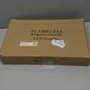 kakoya Flickering Flameless Candles Battery Operated with Remote and 2/4/6/8 H Timer Acrylic Led Pillar Candles Pack of 9 (appr D2.3"xH5.5"6.5"7.5")with Realistic 3D Wick Candles for Home Decor(White)