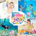 Pool Toys, 31Pcs Mermaid Toys Diving Toys with Shell Treasure Chests and Storage Bag, Swimming Pool Games Summer Water Toy Gift Set for Kids Toddlers Girls Boys