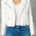 [BLANKNYC] Women's Moto Jacket (White, XS)