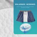 Men's Incontinence Underwear - Washable, Leak Proof with Fly Opening - Protective Panties (Blue, L)