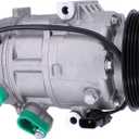 ApplianPar AC Compressor with Clutch Assembly for Hyundai Elantra 2.0 2014-16, Elantra GT 2.0 2013-20, Kia Forte 2014-18, Forte Koup 2.0 2014-16, Forte5 2.0 2014-18, Soul 2.0 2014-19