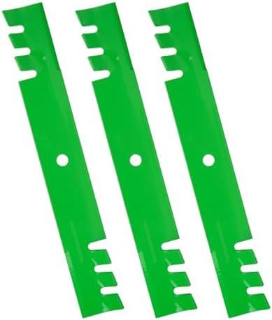 Magorfas Lawn Mower Blades Toothed Mulching Fits for 00273100 03399704 038-0003-00 for Husqvarna IZ5221 IZ5223 IZ5224 IZ522 LZ5227 Promaster PM252H Zoom 2252 52 inch Deck, 3 PCS