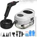 Handheld Steam Cleaner with Handle Button Control, 2500W High Pressure Steamer for Cleaning, 3-Level Adjustable, 15s Heat-Up, 1.6L Water Tank, Portable Steam Cleaning Machine for Home Car Dirt Grease