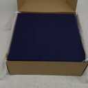 Blue Felt Bulletin Board 47"x35" | Large Cork Bulletin Board Alternative for Office, Home & Classroom | Felt Wall Tiles (12-Pack) | Blue Classroom Decor Office Supplies | Dark Blue