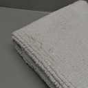 Savi Home Bath Mat Rug 17"x24" White, 100% Pure Cotton, Super Soft Bath Rugs, Plush & Absorbent, Hand Tufted Heavy Weight Construction, Full Reversible Step Out Rugs